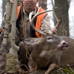This buck fell to the 175 gr. .308 MatchKing bullet. It was one of the fastest and most dramatic kills the author has ever seen.