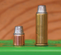 An excellent choice for a hunting bullet in the .44 Special is the Speer original jacketed bullet with a lead core in a full copper cup.