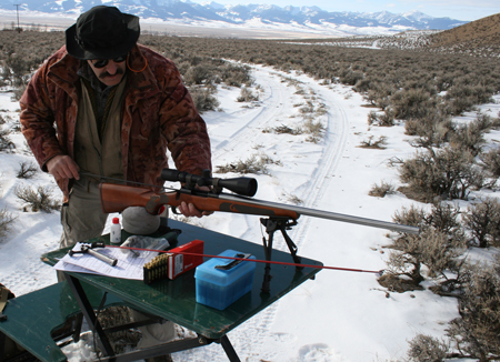 Wiping the bore between shots. Proper break-in of a barrel is done by wiping between every shot for the first 10 shots and every five shots up to 50 rounds. Also, allowing the barrel to cool completely between shots is important while breaking in and achieving cold-shot zeros.