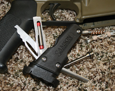 This multi-tool fits right inside a standard hand grip. Everything you need.