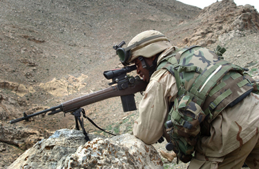 For long-range work, the M-14 is still the choice of military men who want a reliable and accurate rifle.
