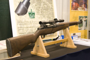 Gibbs-3 The Gibbs M84 Garand Scope comes in two versions: One with D rings for the Garand; the other with 7/8" rings for a springfield. Photo by Corey Graff.