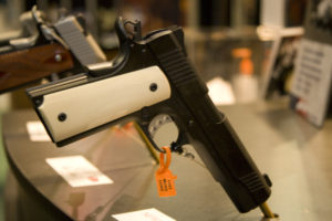 Kimber1911-2011-4 The Kimber Royal II is a new and very classy full-sized 1911 with a deep charcoal bluing and attractive bone grips. Photo by Corey Graff