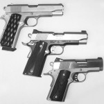 Top to bottom, the popular concealed carry barrel lengths – 4.25-inch, 4-inch and 3-inch.