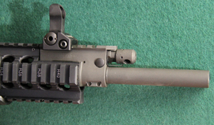 RugerSR556-3 And for those who live in states where such things have to be neutered, Ruger makes an SR556 that lacks a flash hider, and the stock does not move.
