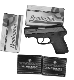 Keltec_2bw-2 The PF-9 gobbled up 100 rounds of Remington and 40 rounds of Winchester Supreme hollowpoints without a hitch.