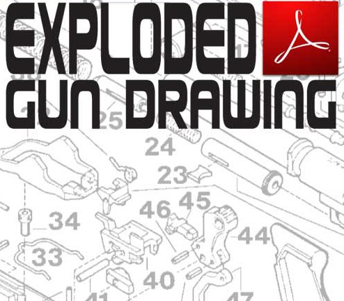 Exploded Shotgun