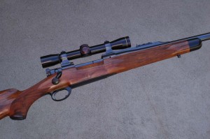 Walnut Stock Rifle Walnut Stock on Rifle