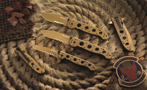The M21 and M16 G10 CRKT Desert Tacticals