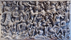 800px-Grande_Ludovisi_Altemps_Inv8574 There was no stopping the Roman Army's seemingly endless conquest for empire. But how would they contend with soldiers armed with M4 automatic rifles?