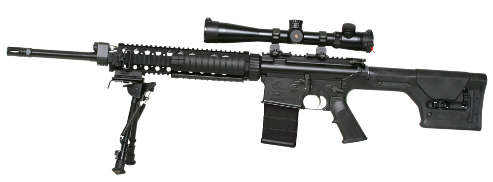 AR10A-SuperSASSpmag The new Armalite AR10A Super SASS with Magpul PMAG on board. Click to enlarge.