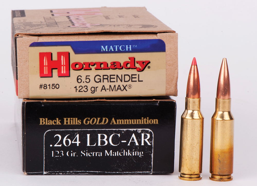 AR15-Ammo-3 The .264 LBC-AR and the 6.5 Grendel cartridges are interchangeable. It’s very likely the Grendel will; however, make the .264 LBC-AR extinct, due to the Grendel’s recent standardization by SAAMI.