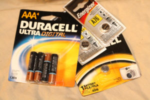 If you have anything that runs on batteries, and you don’t have spare batteries, it will die and you will be out of luck.