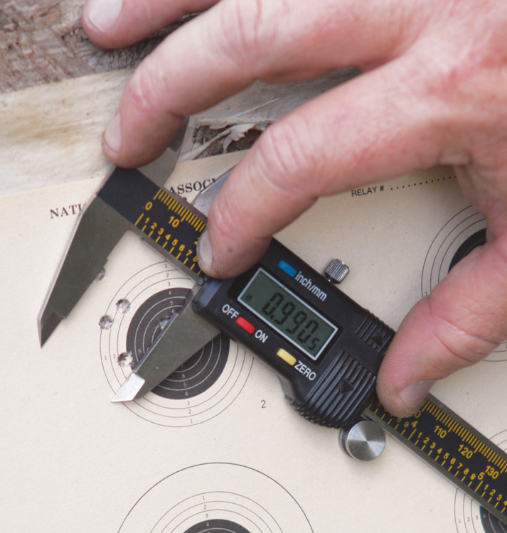 This AR rimfire is capable of admirable groups. At 100 yards, the rifle delivered five shots at under an inch.