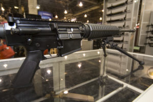 ArmaliteAR10A-1 The Armalite AR-10A is available in the carbine and the Super SASS. Pictured here is the carbine, shown at SHOT Show 2012.