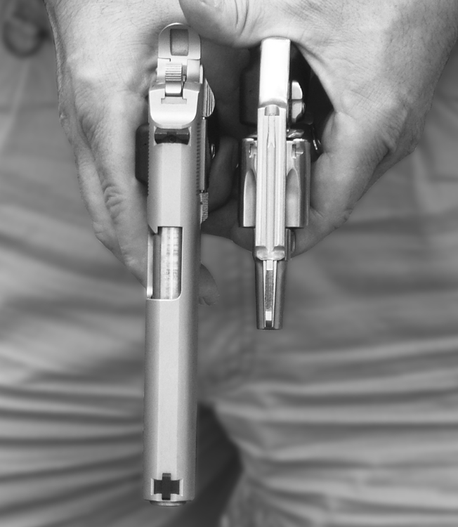 Autoloaders-Revolvers-4 The revolver is always a little wider at least than an automatic, the automatic generally easier to conceal because of its flatness.