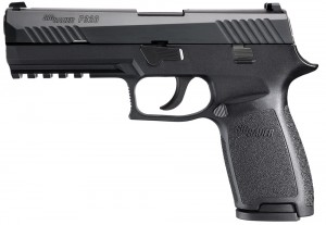 The SIG P320 full-sized Nitron.