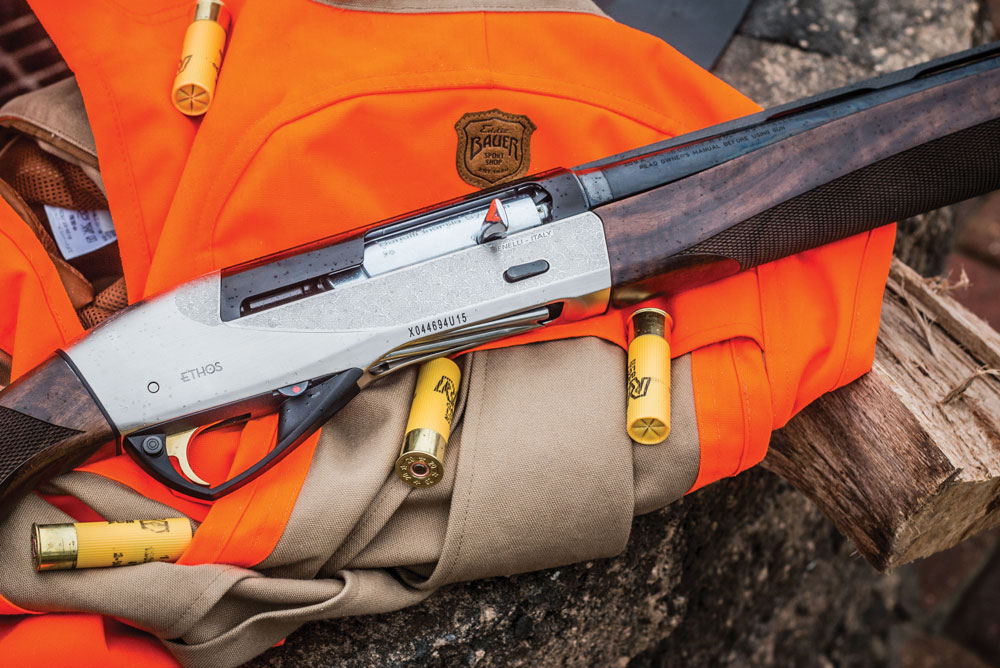 Paired with Eddie Bauer’s amazingly well made Mabton Flats vest ($199), the Benelli Ethos is artwork afield.