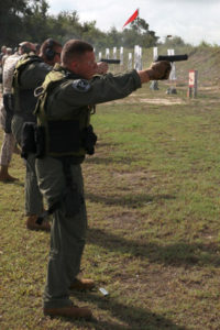 Marines Sight in CQB Pistols CQB Pistols at a Marine Sight-In