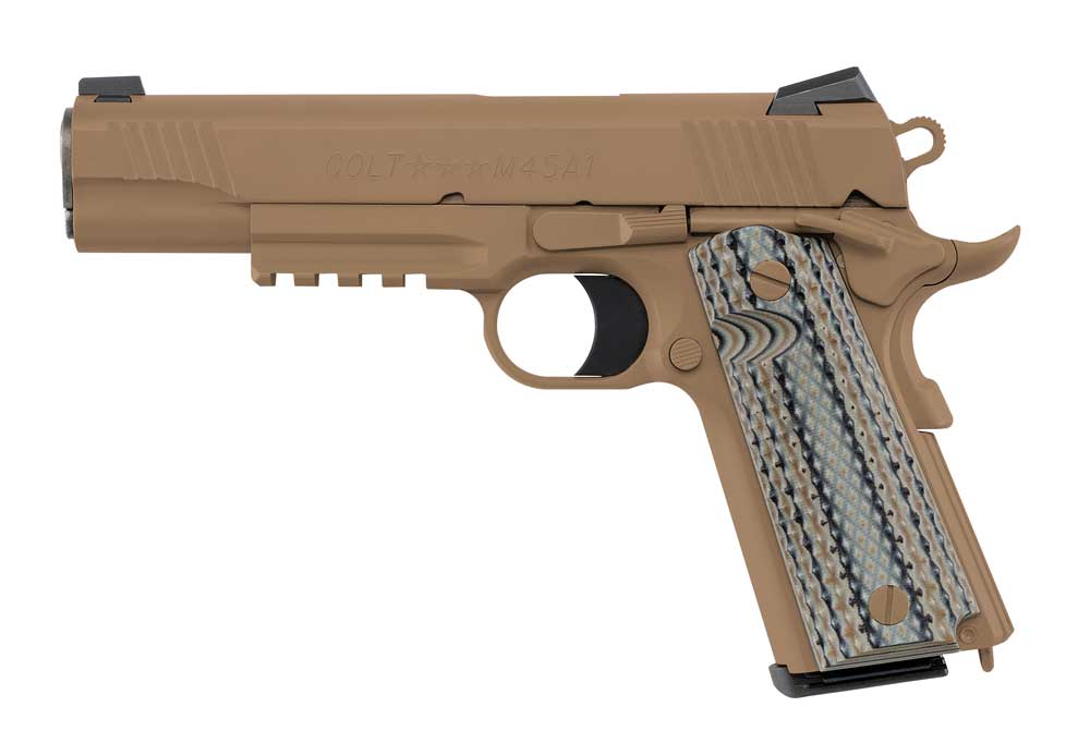 The battle-tested M45A1 gets an even more durable and wear-resistant Decobond Brown coating for 2016