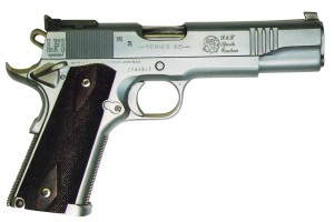 ColtNationalMatch-4 Today, the mantle of the National Match has fallen on the shoulders of the custom houses. Dave Lauck at D&L Sports built this “LFI Special” to the author’s specifications on a new 5-inch Colt. It will stay in an inch at 25 yards, and he can’t recall its last malfunction.