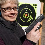 First group ever with a pistol. Corey’s instruction using Massad’s principles seems to work well. A half hour of basic instruction in the fundamentals can get you up and running with good technique. Don’t spend years developing bad habits or think you can learn to shoot a handgun by watching others (and certainly not from what you see on television or in movies!).