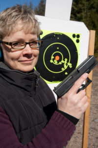 First group ever with a pistol. Corey’s instruction using Massad’s principles seems to work well. A half hour of basic instruction in the fundamentals can get you up and running with good technique. Don’t spend years developing bad habits or think you can learn to shoot a handgun by watching others (and certainly not from what you see on television or in movies!).