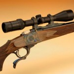 A custom Ruger No. 1. This single-shot is a perennial favorite of stalking hunters and precision shooters alike.