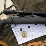 A .370 inch 3-shot group shot with the GA Precision M24.