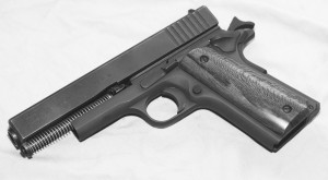 Ignore the hammer for a moment. Is this really what we want in a single-stack Glock? Heck, I’d buy one.