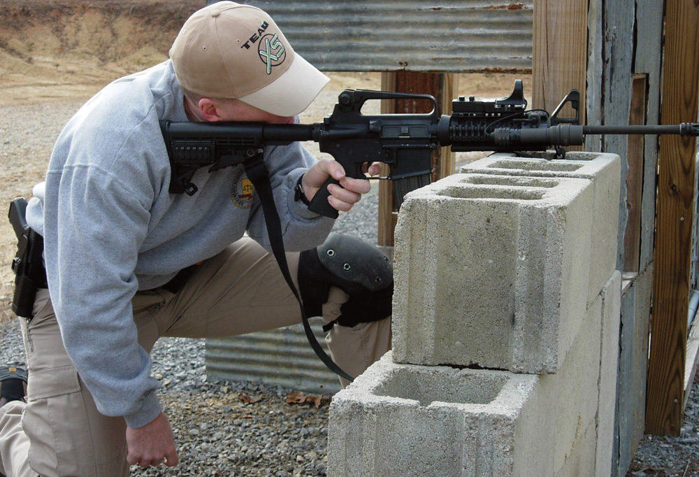 The effective use of cover seems quite simple but it is both a science and an art. Good cover should provide the most protection to your body but also offer a good field of view so you can see what is happening around you. Try to note potential cover and defensive positions when in a new area before trouble starts.