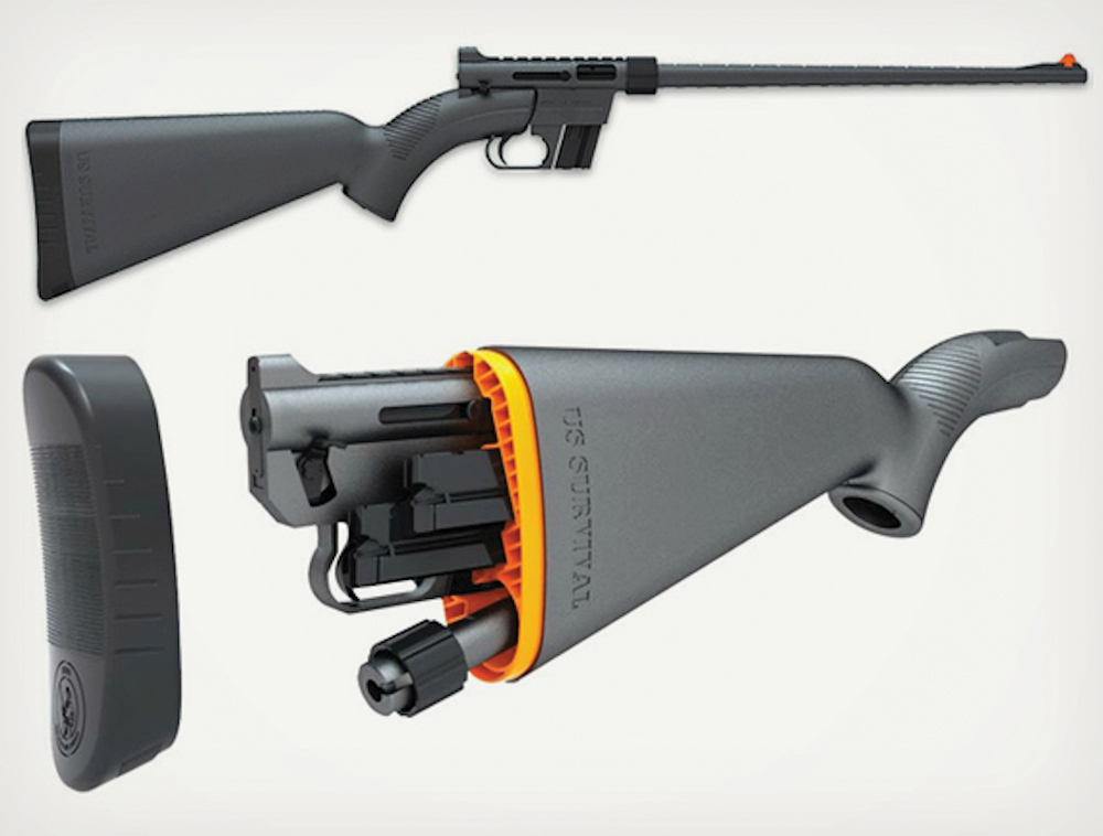 Henry-US-Survival-AR-7-Rifle And it floats! The AR-7 breaks down easily and its components store in the floating buttstock for convenience and safety.