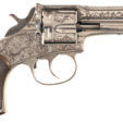 This engraved Iver Johnson Model 1879 Swing Cylinder Revolver sold for $4,312.