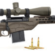 The new Kimber Advanced Tactical SOC rifle accepts detachable magazines.