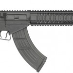 What do you get when you cross an AR with an AK? You get the Rock River Arms LAR-47, which accepts AK-47 mags and is chambered in 7.62 X 39 Russian.