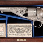 Extremely Rare and Historic Serial Number, 1, Exhibition Quality Deluxe Factory Engraved, Cased Presentation, Colt Model 1861/72 Navy Cartridge Revolver
