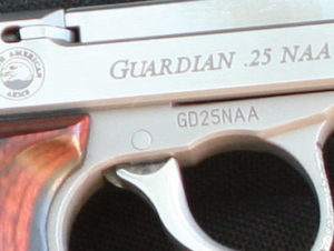 These Guardians were made especially for this review with custom Gun Digest serial numbers. Custom serial numbers make these guns a true one-of-a-kind gift.