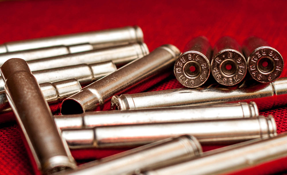 While nickel brass cases are sharp looking care must be taken when reloaded. Harder than brass, nickel has the potential to scratch the inside of some dies.