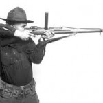 The Pedersen Device turned the bolt-action Springfield 1903 into a semi-auto firearm. This was top-secrect stuff back in 1917.