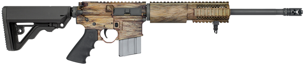 Do all ARs look the same? Not the RRA LAR-15. It stands out apart from others on the shelf but blends in out in the woods.
