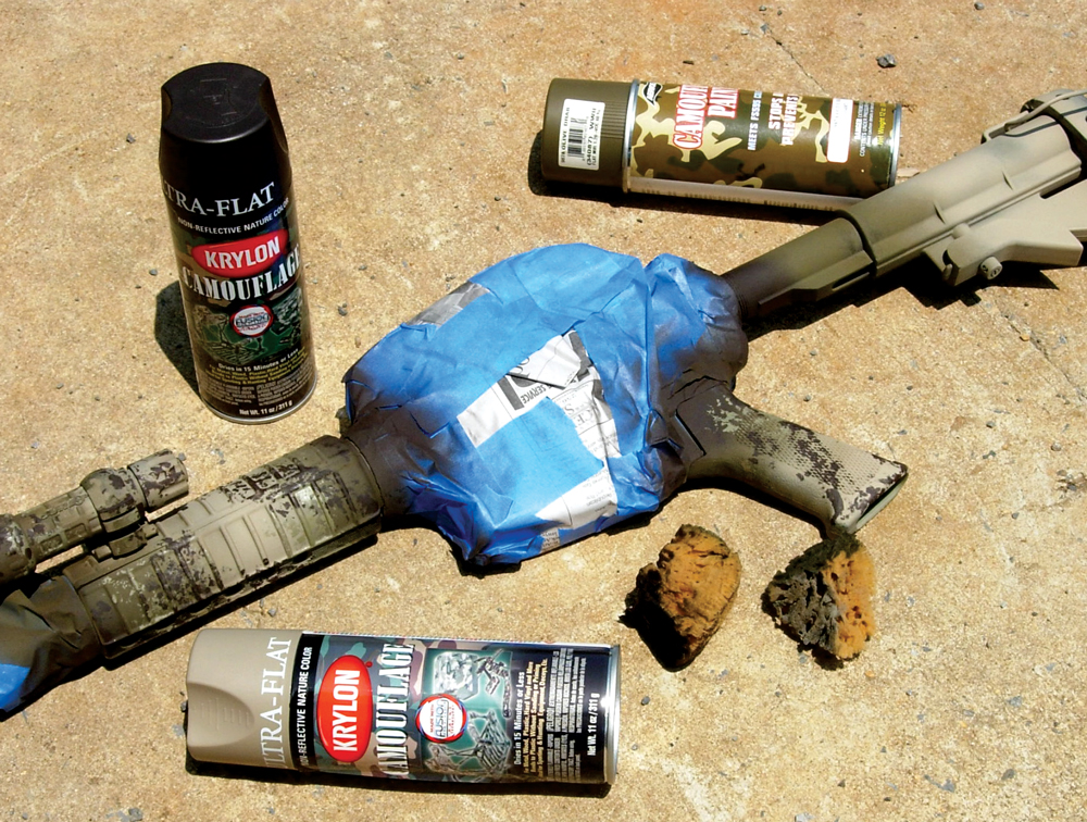 Rifle Painting Blending In