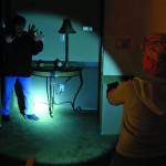 Using a flashlight for home defense