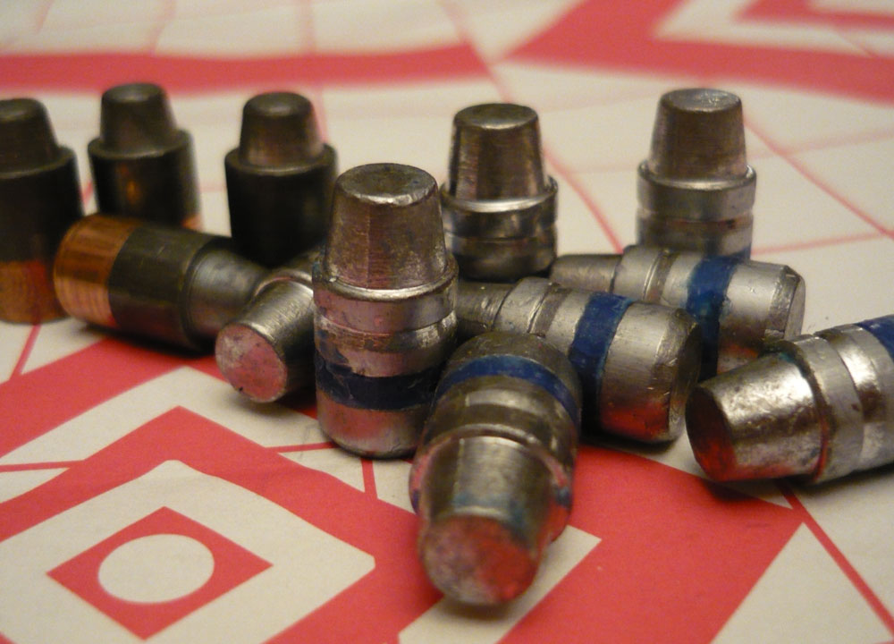 One of the advantage of cast lead bullets, such as the Semi-wadcutter above, is they can help shooters when ammo supplies are tight. Photo courtesy Massaro Media Group and JNJphotographics.