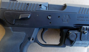 In single-action mode the trigger pull is short and crisp.