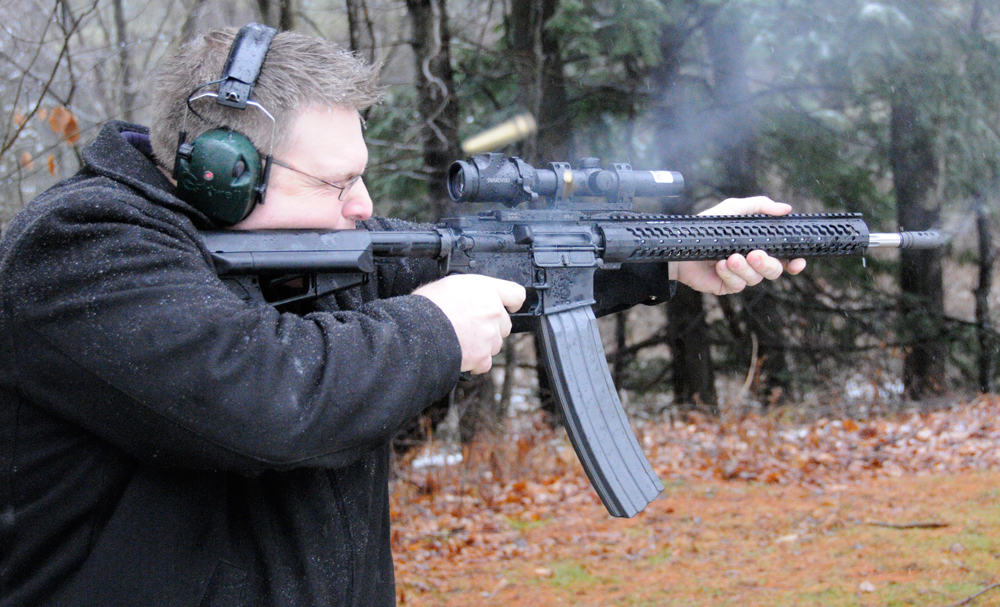 Although the spent case is being kicked out on the right side of the shooter, like most Stag rifle models, the 3G is also available in a left-handed version as well.