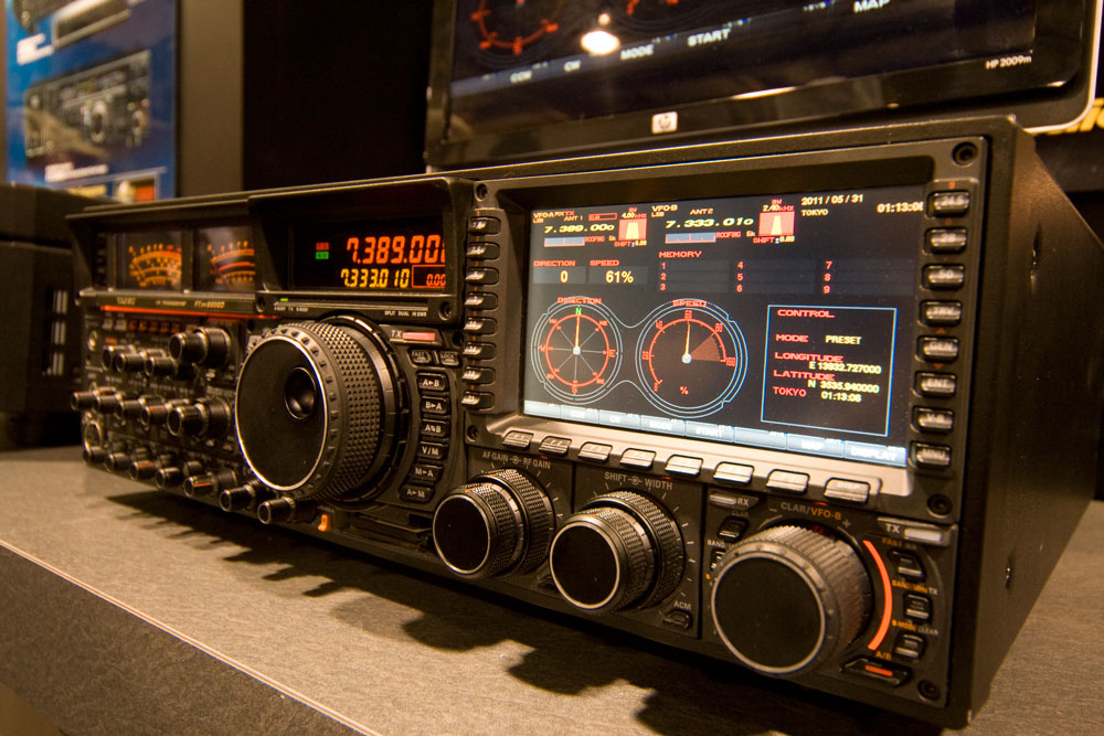 YaesuDX9000D High-performance transceivers like this Yaesu DX9000 transmit up to 400 watts, and can cover the full ham radio high frequency (HF) spectrum from 1.8 mhz (160 meters) up to 54 mhz (6 meters). Advanced filters allow you to pull weak signals from the static when atmospheric propagation isn’t ideal.
