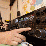 The author believes ham radio is the most versatile and effective form of two-way radio for emergency communications. Here, he operates his home-based U.S. Amateur Radio Station, W9NSE. The station operates on all bands and modes, from local and state coverage on VHF/UHF FM, to national and international on HF shortwave using the SSB and AM modes.