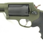 Custom Taurus Judge, with jeweled trigger and hammer.
