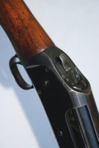 Collectors will notice that many Model 97s show ware, given many saw action on battle fields or were carried often by law-enforcement.