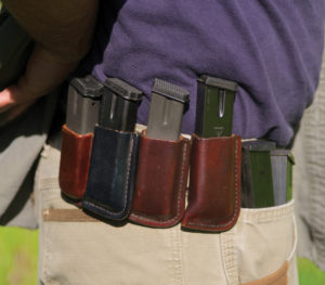 When it comes to needing to access spare ammunition quickly, nothing beats a belt-mounted mag pouch. Author photos